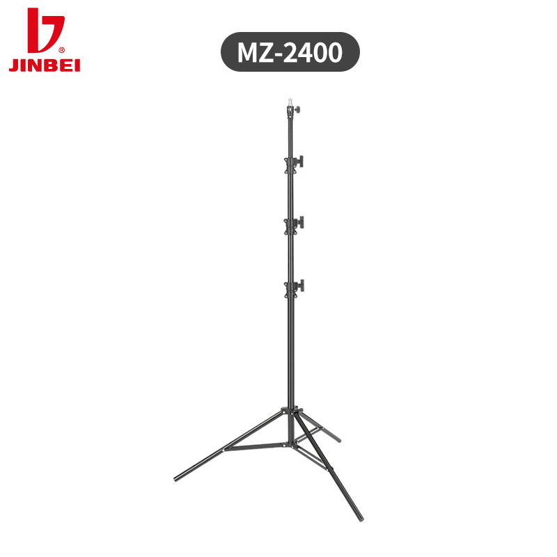 Photography Studio - JINBEI MZ-2400FP Luftkissen-Aluminium-Fotografie-Lichtstativ Professionelles Stativ Studio-Lichtstativ