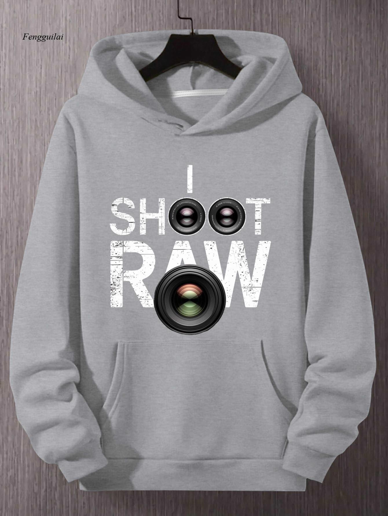 Photography Graphic Design - Shoot Raw Photography Hoodie – Rotes