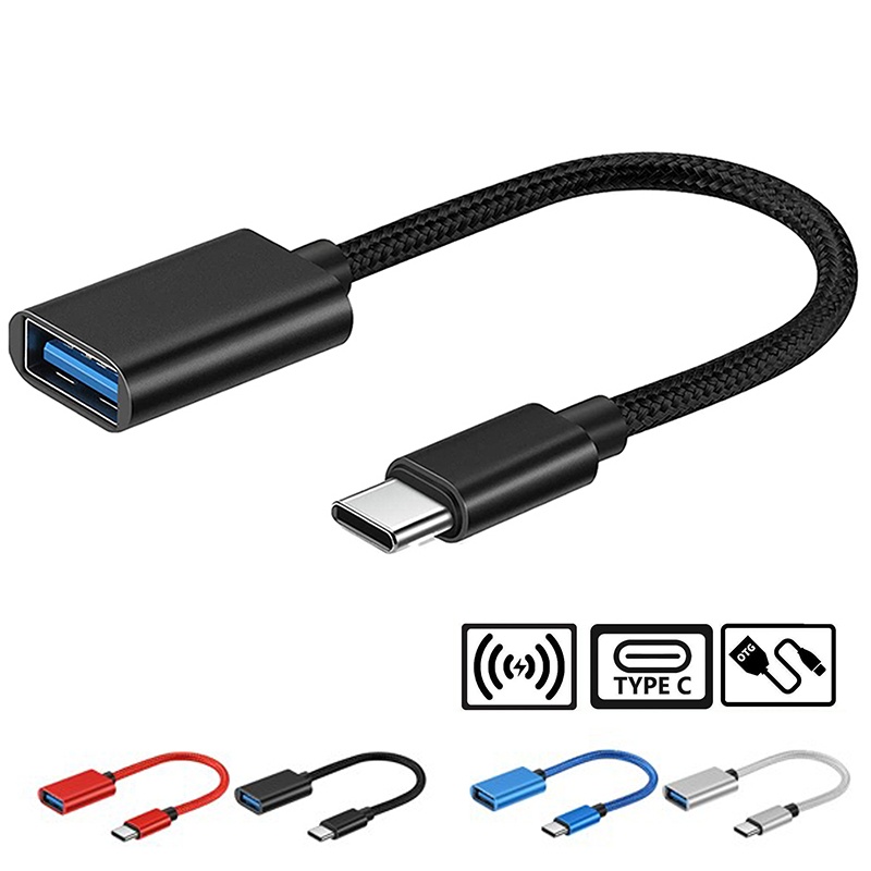 Tethering Cable Usb - Universeller USB-auf-Typ-C-Datenkabeladapter, Mini-USB-auf-Typ-C-Splitter, USB-auf-USB-C-Adapter, USB-C-OTG-Konverter für