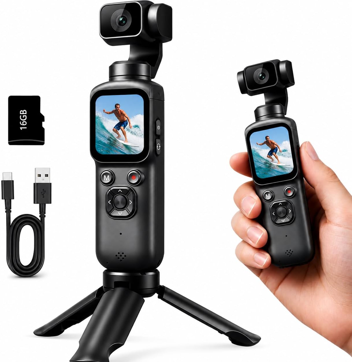 Photography Grid - 4K Handheld Gimbal Vlogging-Kamera für YouTube-Anfänger