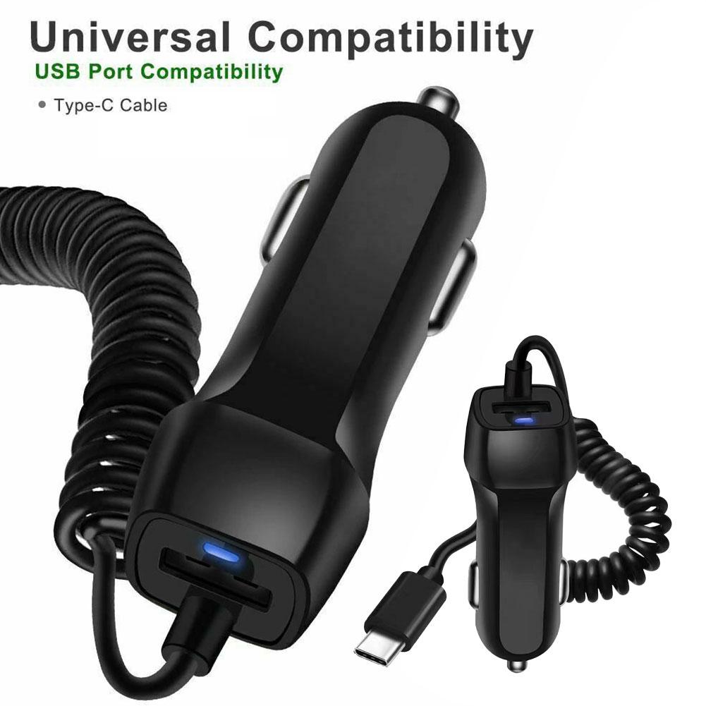 Tethering Cable Usb - Typ-C Auto-Ladegerät mit USB-Kabel Handy-Ladegerät Micro-USB-Kabel