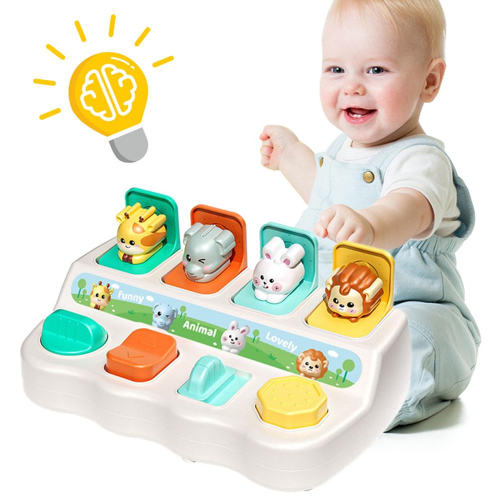 Photography Jokes - Interaktive Pop-Up-Tierfiguren Spielzeug für Kinder, Versteckspiel-Schalterbox