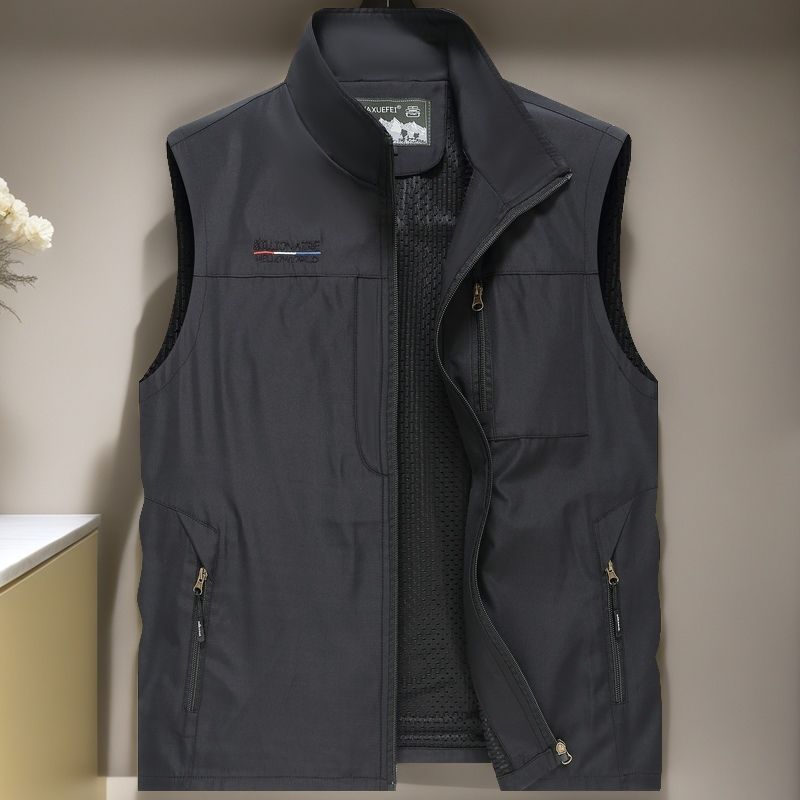 Photography Jacket - Herren Outdoor Multi-Taschen Mesh-Futter Weste Frühling