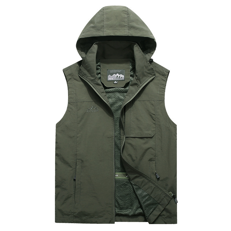 Photography Jacket - Männer Im Freien Mit Kapuze Abnehmbare