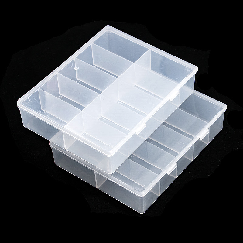 Photography Grid - 10-Gitter, leer, durchsichtig, Aufbewahrungsbox, Schmuck, Perlen,