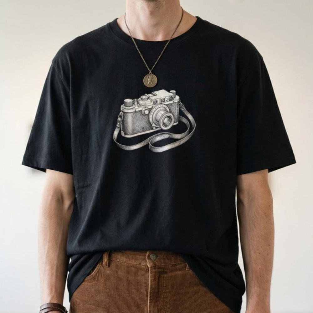 Kamera-Shirt Vintage Kamera-T- – Photography Graphic Design Bewertung und Preis