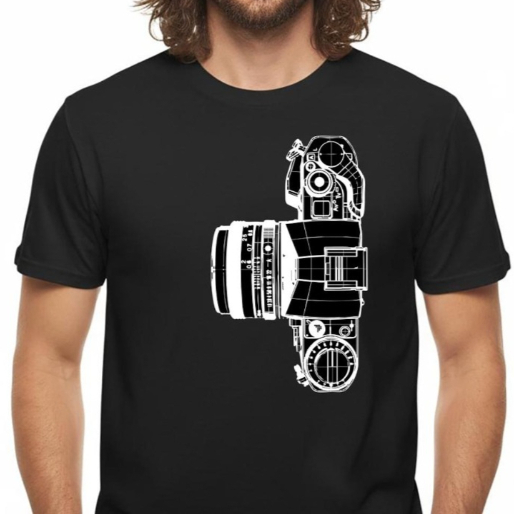 Vintage-Kamera-T-Shirt, Fotogr – Photography Graphic Design Bewertung und Preis