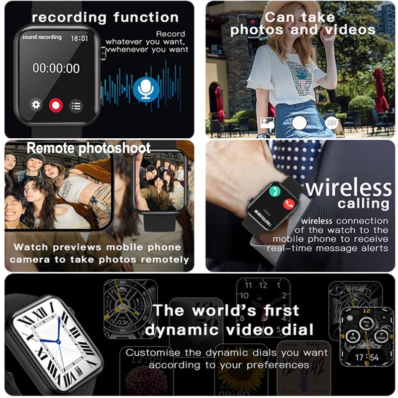 Neue Kamera-Smartwatch für Män – Photography Grid Bewertung und Preis