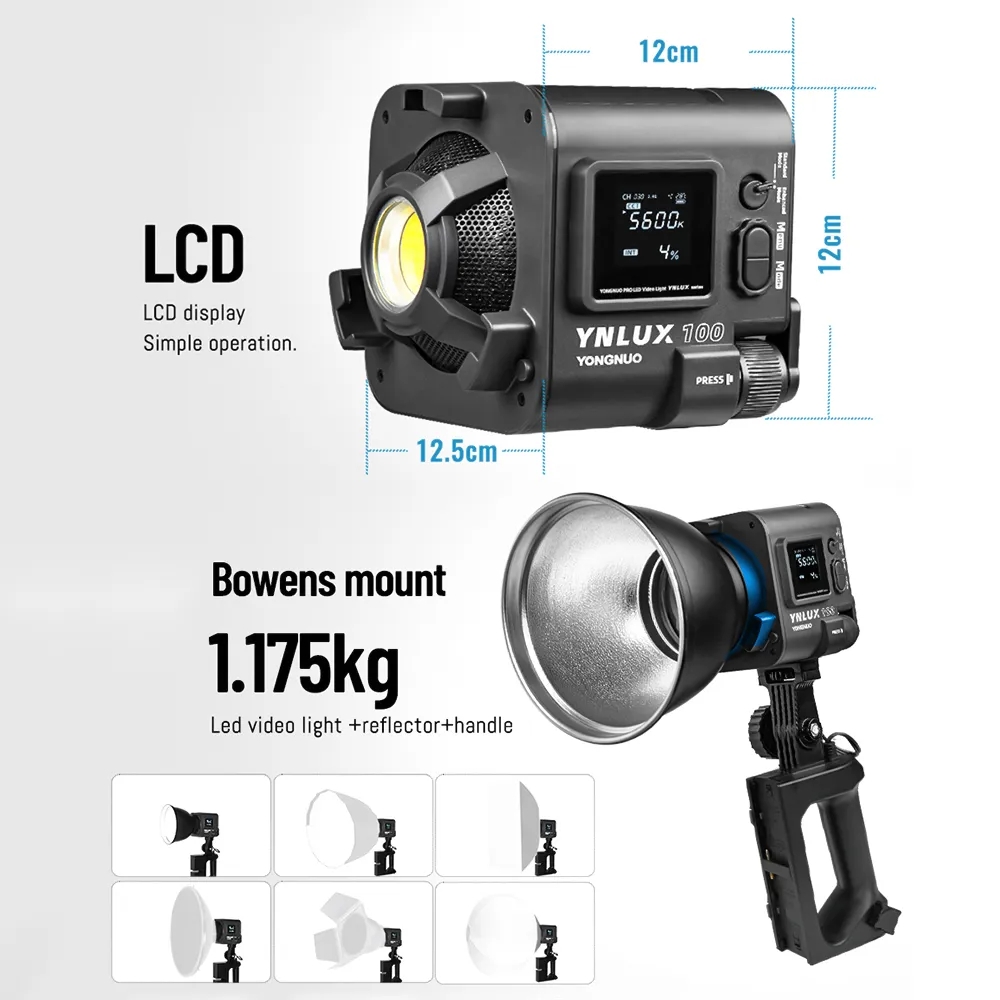 YONGNUO YNLUX100 100W 3200K-56 – Photography Studio Bewertung und Preis