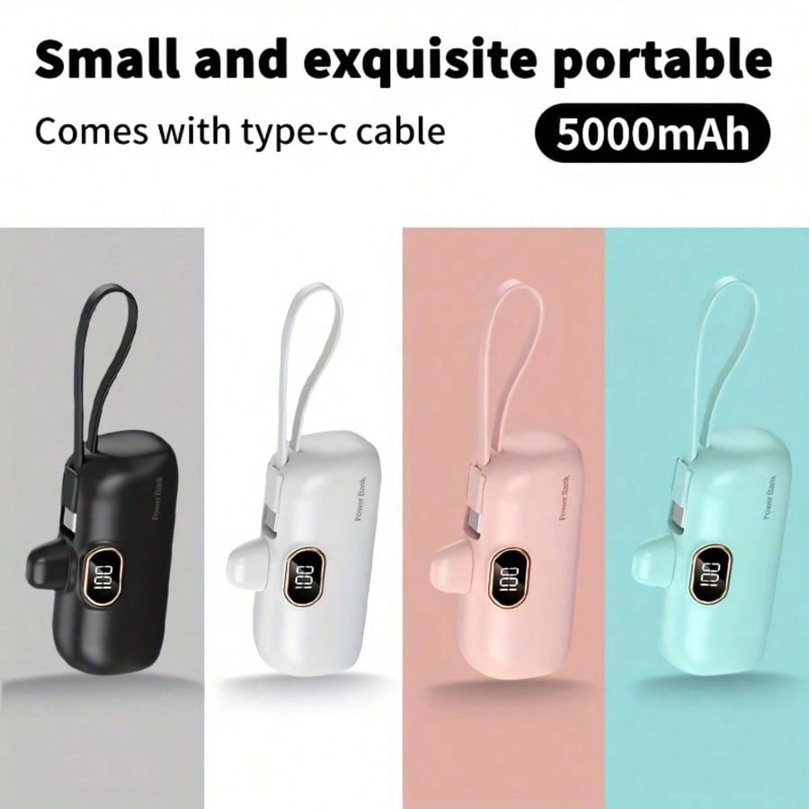 Mini tragbare Schnelllade-Powe – Tethering Cable Usb Bewertung und Preis