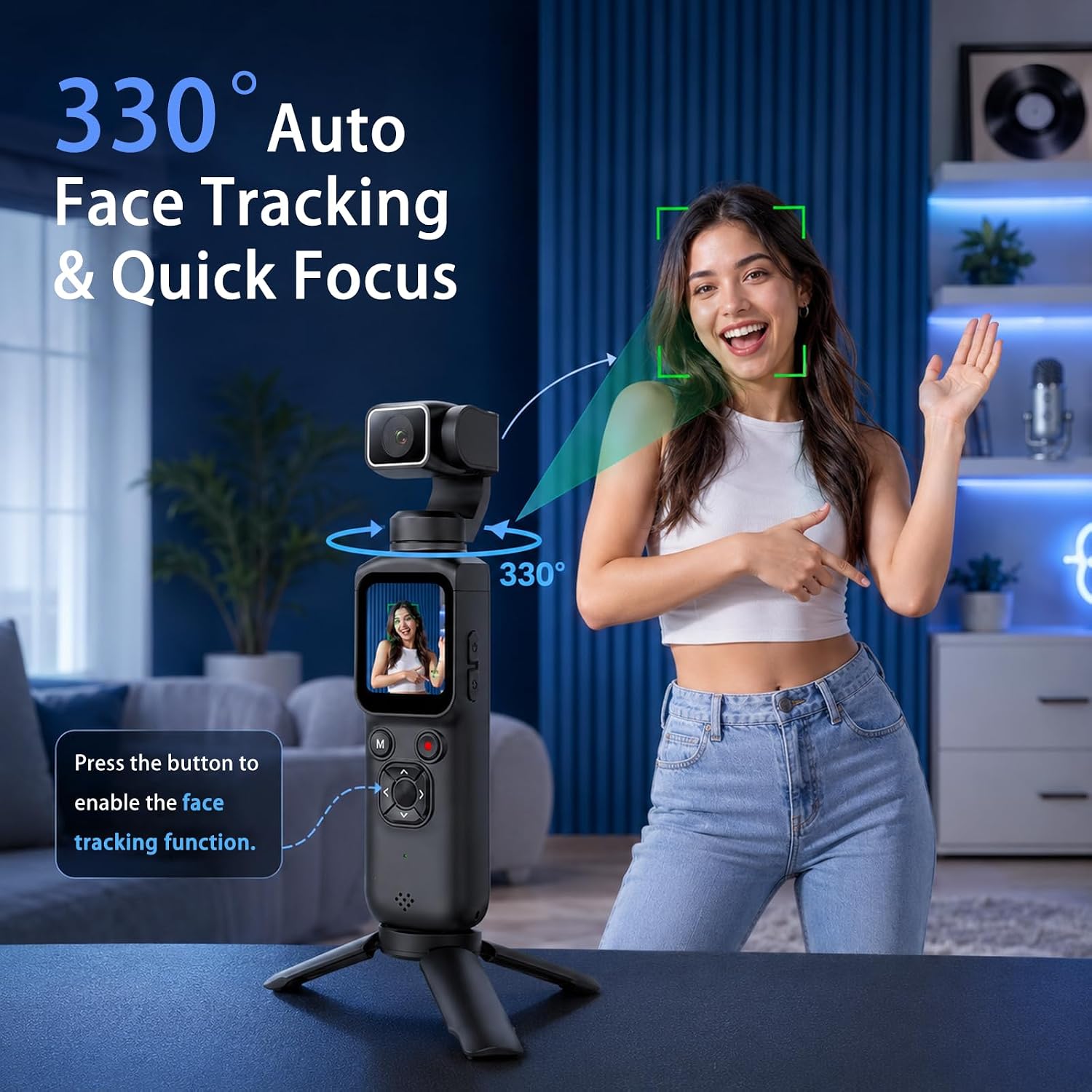 4K Handheld Gimbal Vlogging-Ka – Photography Grid Bewertung und Preis