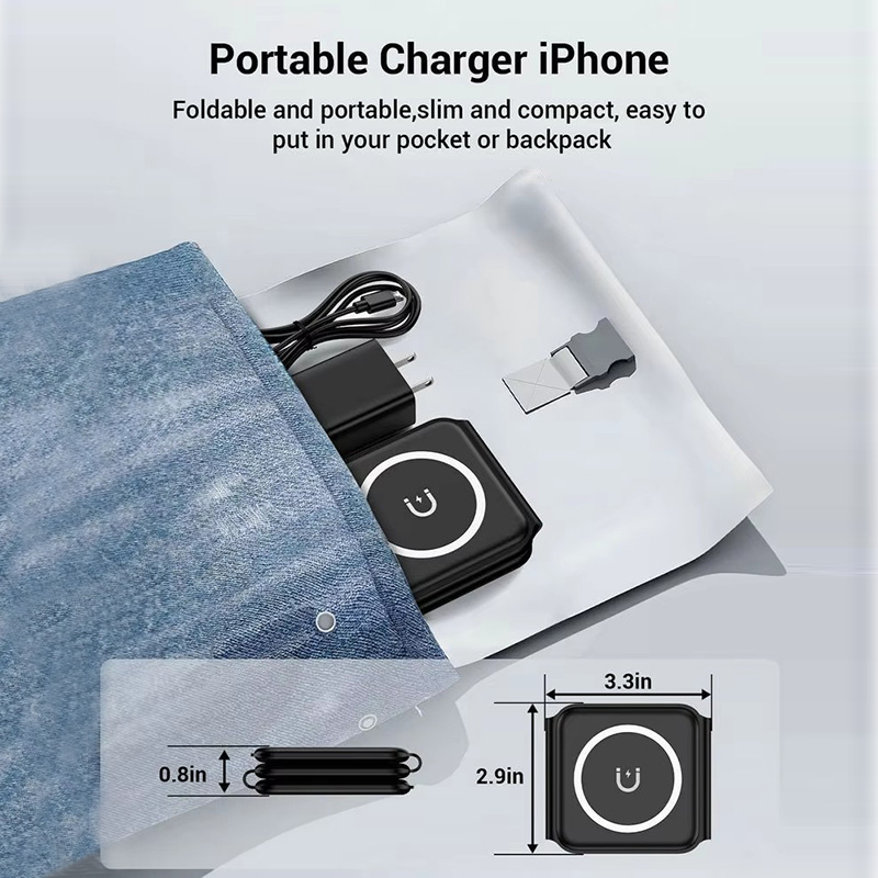 3-in-1 magnetisches faltbares  – Tethering Cable Usb Bewertung und Preis