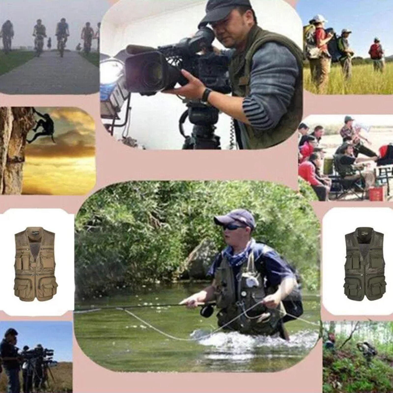 Sommer Männer taktische Wander – Photography Jacket Bewertung und Preis