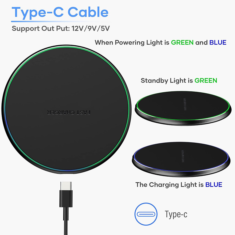 15W Schnelles Kabelloses Ladeg – Tethering Cable Usb Bewertung und Preis