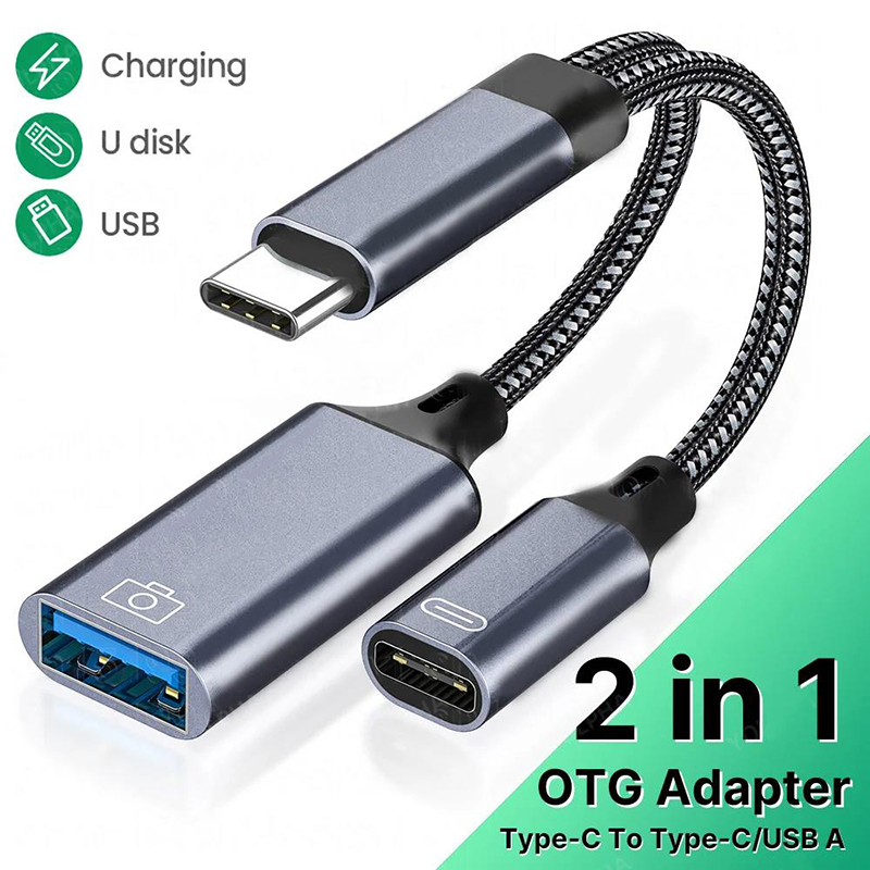 2-in-1 Typ-C zu USB-A OTG-Kabe – Tethering Cable Usb Bewertung und Preis