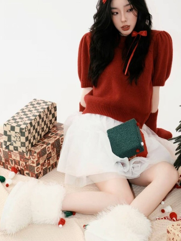 Weihnachtsthema Roter Pullover – Photography Studio Bewertung und Preis